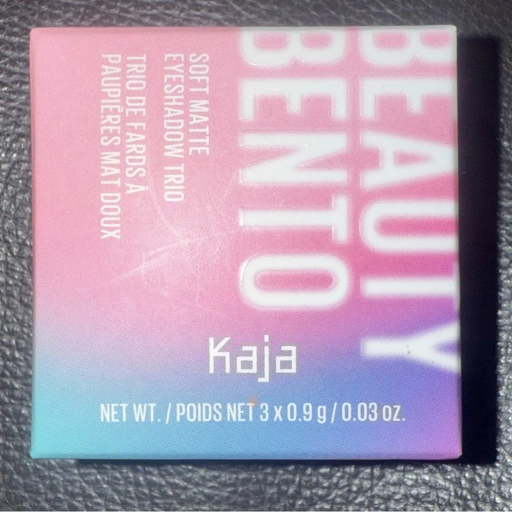Kaja Beauty Bento Bouncy Shimmer Eyeshadow Trio - Velvet Dream - Neutral Shades